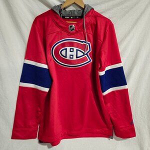 Adidas Hooded Jersey NHL Montreal Canadians Men's Large